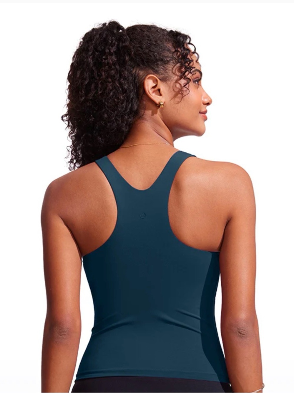 CRZ YOGA Women's tankini and Drawstring Swim Shorts Bottom 3'', Size Med NWT - Picture 2 of 11